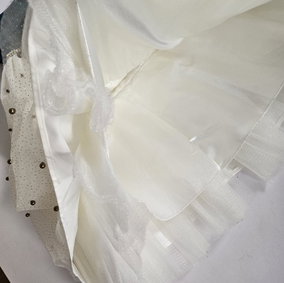 Couture Princess formal birthday wedding party dress girls size 7 - Picture 4 of 11